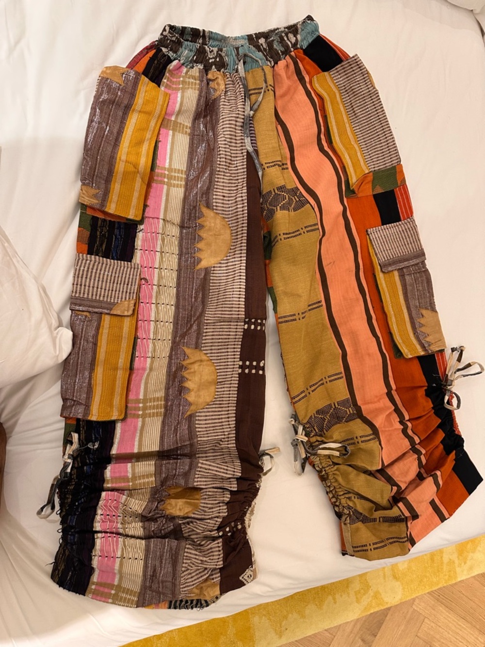 MOYE KOOTI WIDE LEG CARGO PANTS WITH DRAWSTRING 💕 (218) - Picture 7 of 7